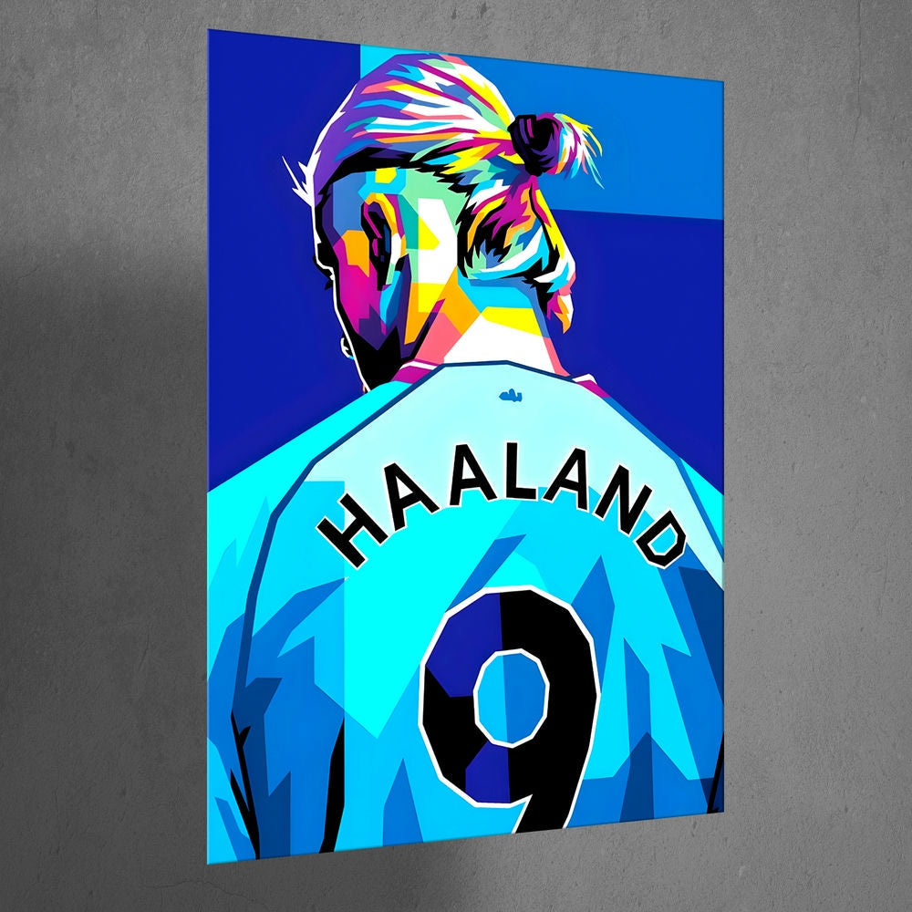 Metal Poster - Footballer Erling Haaland EH01 Mobile Case by CoverMeUp - Style 3