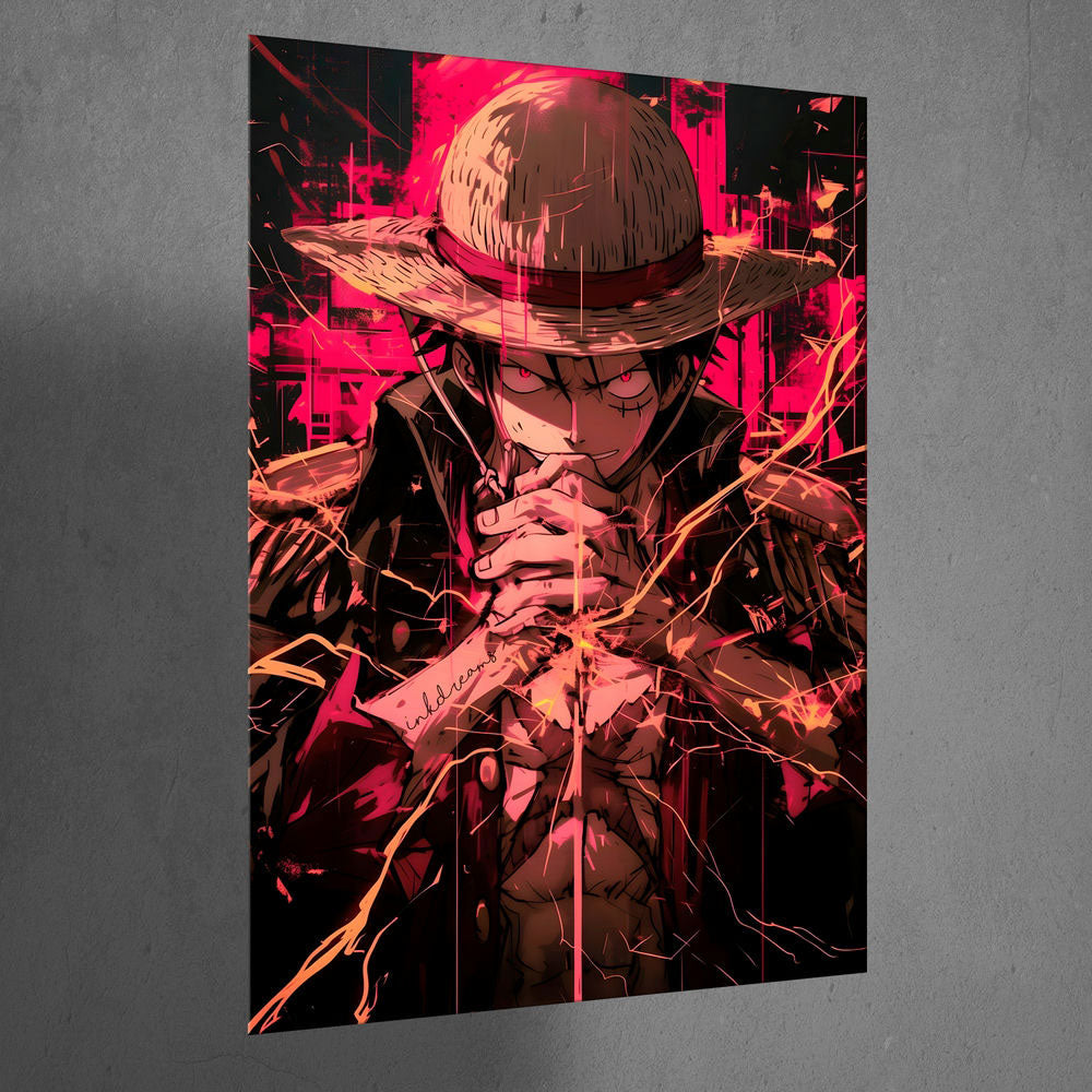 Metal Poster - One Piece Monkey D Luffy OP06 Mobile Case by CoverMeUp - Style 3