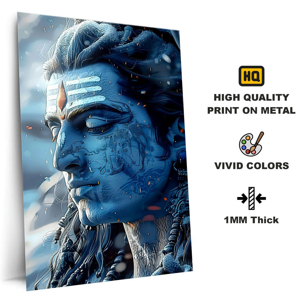 Metal Poster - Lord Shiva LS01 Mobile Case by CoverMeUp - Style 4