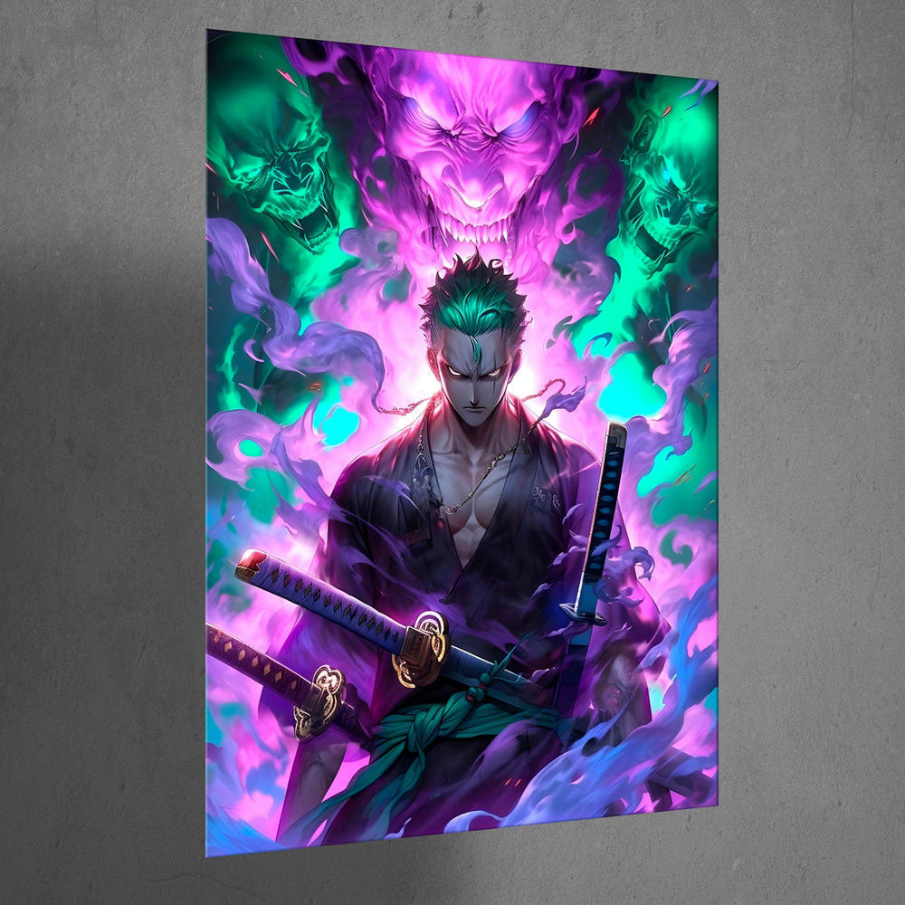 Metal Poster - One Piece Roronoa Zoro OP25 Mobile Case by CoverMeUp - Style 3