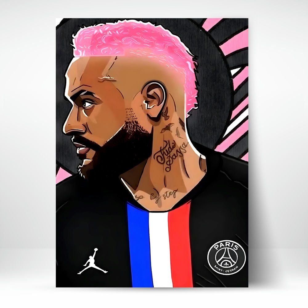 Metal Poster - Footballer Neymar Jr NJR03 Mobile Case by CoverMeUp