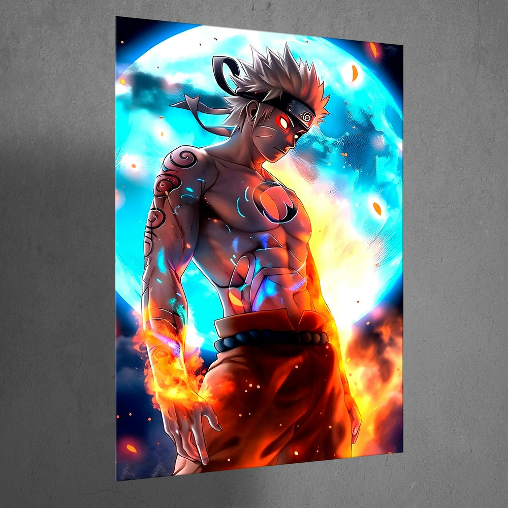Metal Poster - Anime Naruto Uzumaki NU06 Mobile Case by CoverMeUp - Style 3