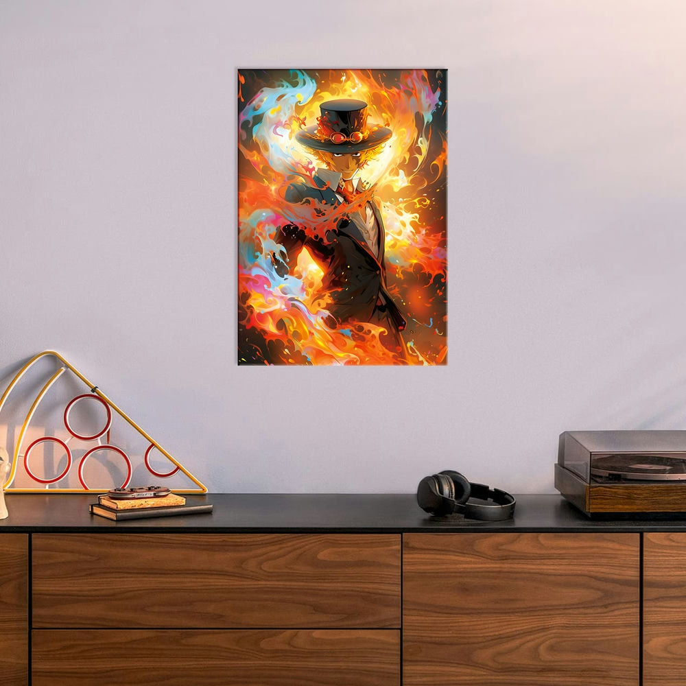 Metal Poster - Anime One Piece Sabo OP68 Mobile Case by CoverMeUp - Style 6