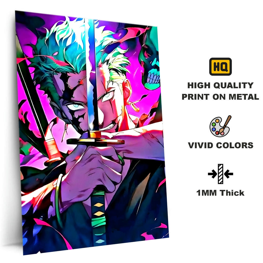 Metal Poster - One Piece Roronoa Zoro OP41 Mobile Case by CoverMeUp - Style 4