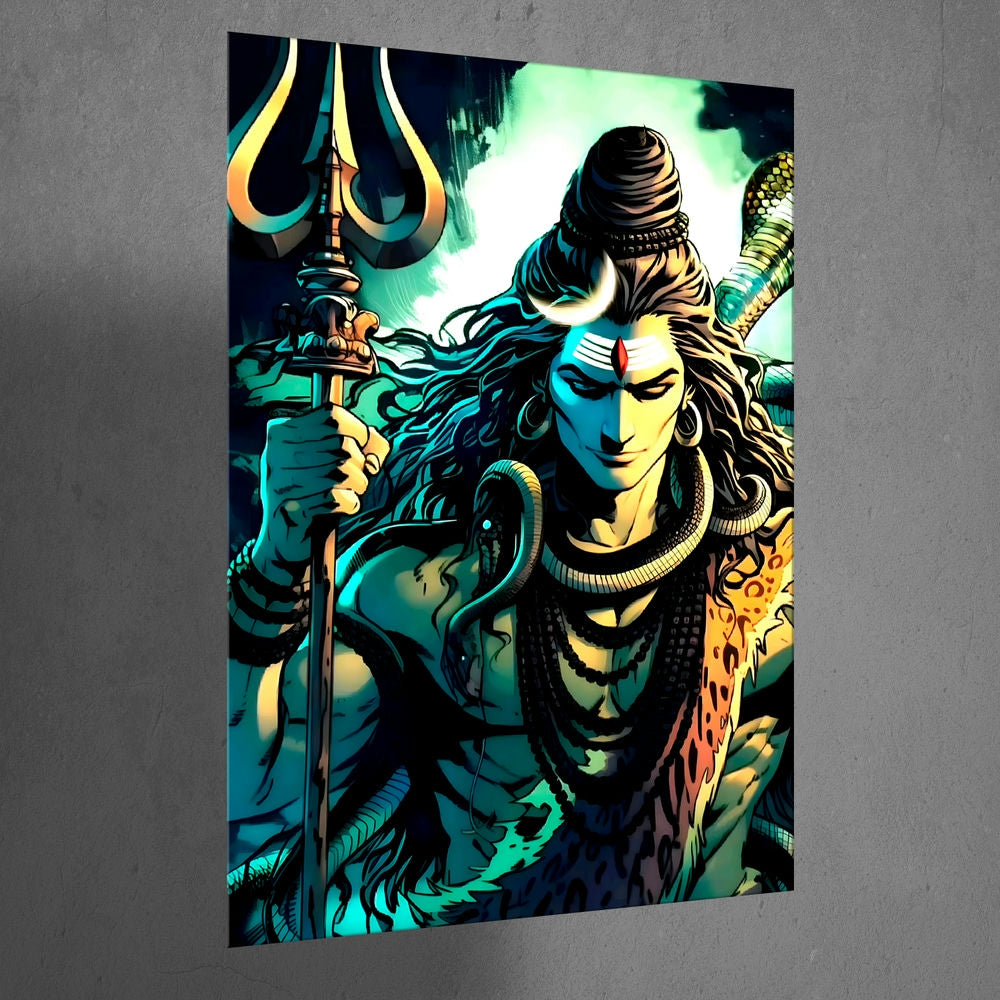 Metal Poster - Lord Shiva LS18 Mobile Case by CoverMeUp - Style 3