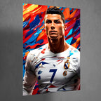 Metal Poster - Footballer Cristiano Ronaldo F02 Mobile Case by CoverMeUp - Style 3