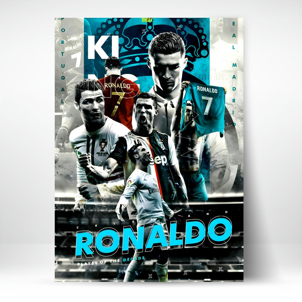 Metal Poster - Footballer Cristiano Ronaldo F06 Mobile Case by CoverMeUp