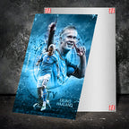 Metal Poster - Footballer Erling Haaland EH04 Mobile Case by CoverMeUp - Style 2