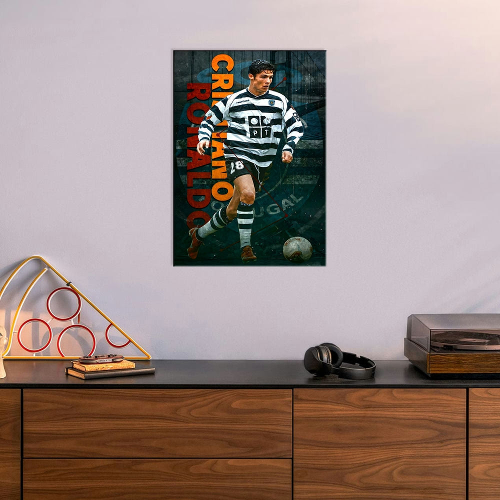 Metal Poster - Footballer Cristiano Ronaldo F04 Mobile Case by CoverMeUp - Style 6