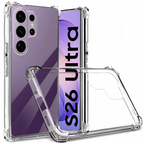 Samsung Galaxy S26 Ultra Anti Fallan Shockproof Clear Case - Transparent Mobile Case by CoverMeUp