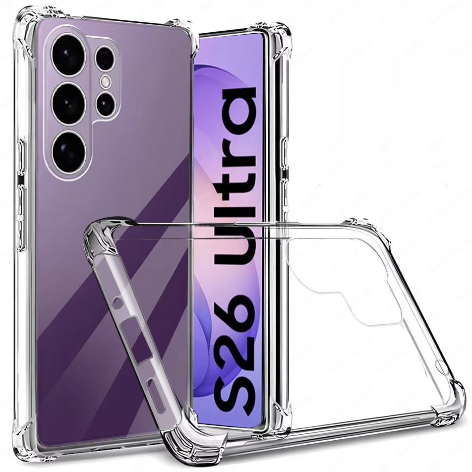 Samsung Galaxy S26 Ultra Anti Fallan Shockproof Clear Case - Transparent Mobile Case by CoverMeUp