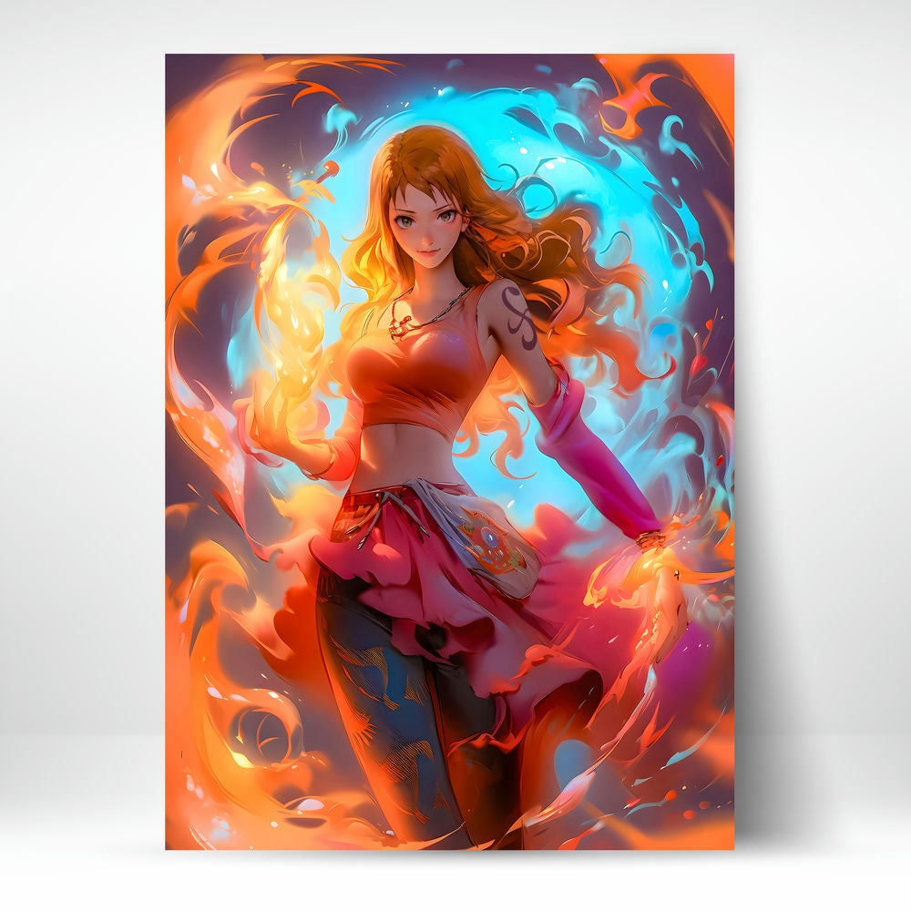 Metal Poster - Anime One Piece Nami OP66 Mobile Case by CoverMeUp
