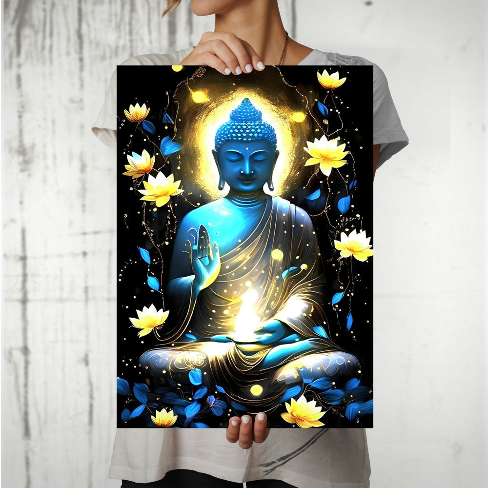 Metal Poster - Lord Buddha LB15 Mobile Case by CoverMeUp - Style 8