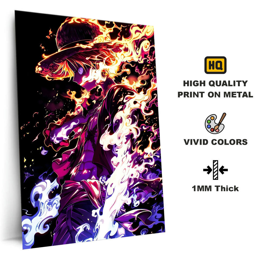 Metal Poster - One Piece Monkey D Luffy OP05 Mobile Case by CoverMeUp - Style 4