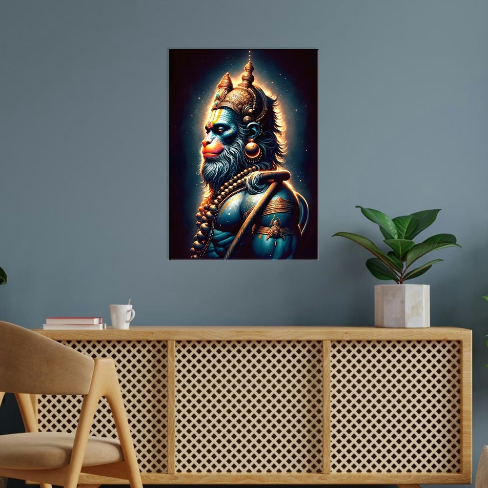 Metal Poster - Lord Hanuman LH04 Mobile Case by CoverMeUp - Style 5