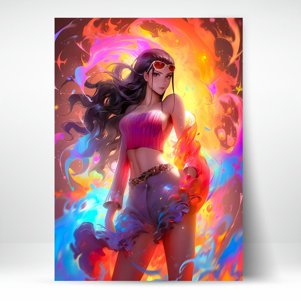 Metal Poster - Anime One Piece Nico Robin OP67 Mobile Case by CoverMeUp