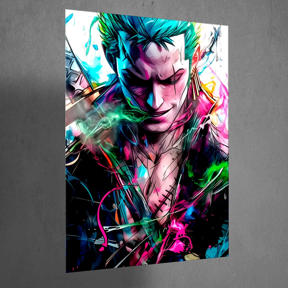 Metal Poster - One Piece Roronoa Zoro OP35 Mobile Case by CoverMeUp - Style 3