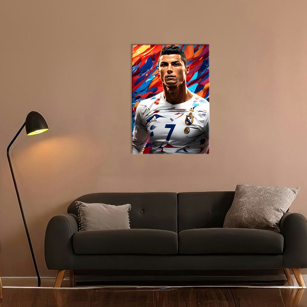Metal Poster - Footballer Cristiano Ronaldo F02 Mobile Case by CoverMeUp - Style 7