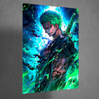 Metal Poster - One Piece Roronoa Zoro OP34 Mobile Case by CoverMeUp - Style 3