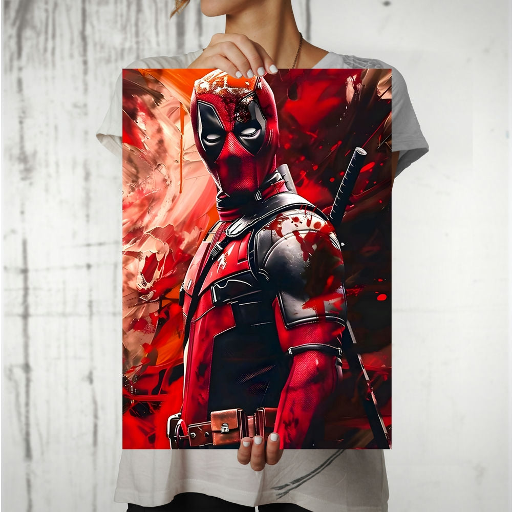 Metal Poster - Superhero Deadpool DP05 Mobile Case by CoverMeUp - Style 8