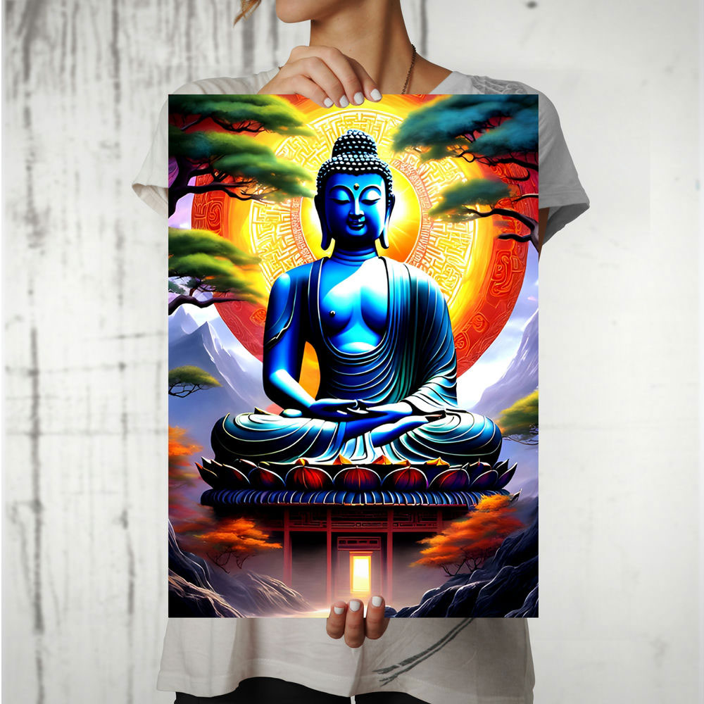 Metal Poster - Lord Buddha LB03 Mobile Case by CoverMeUp - Style 8