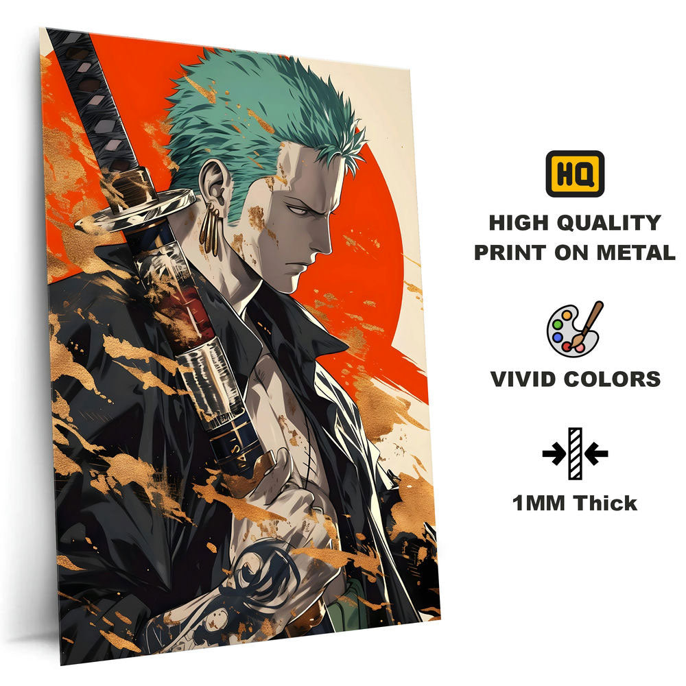 Metal Poster - One Piece Roronoa Zoro OP31 Mobile Case by CoverMeUp - Style 4