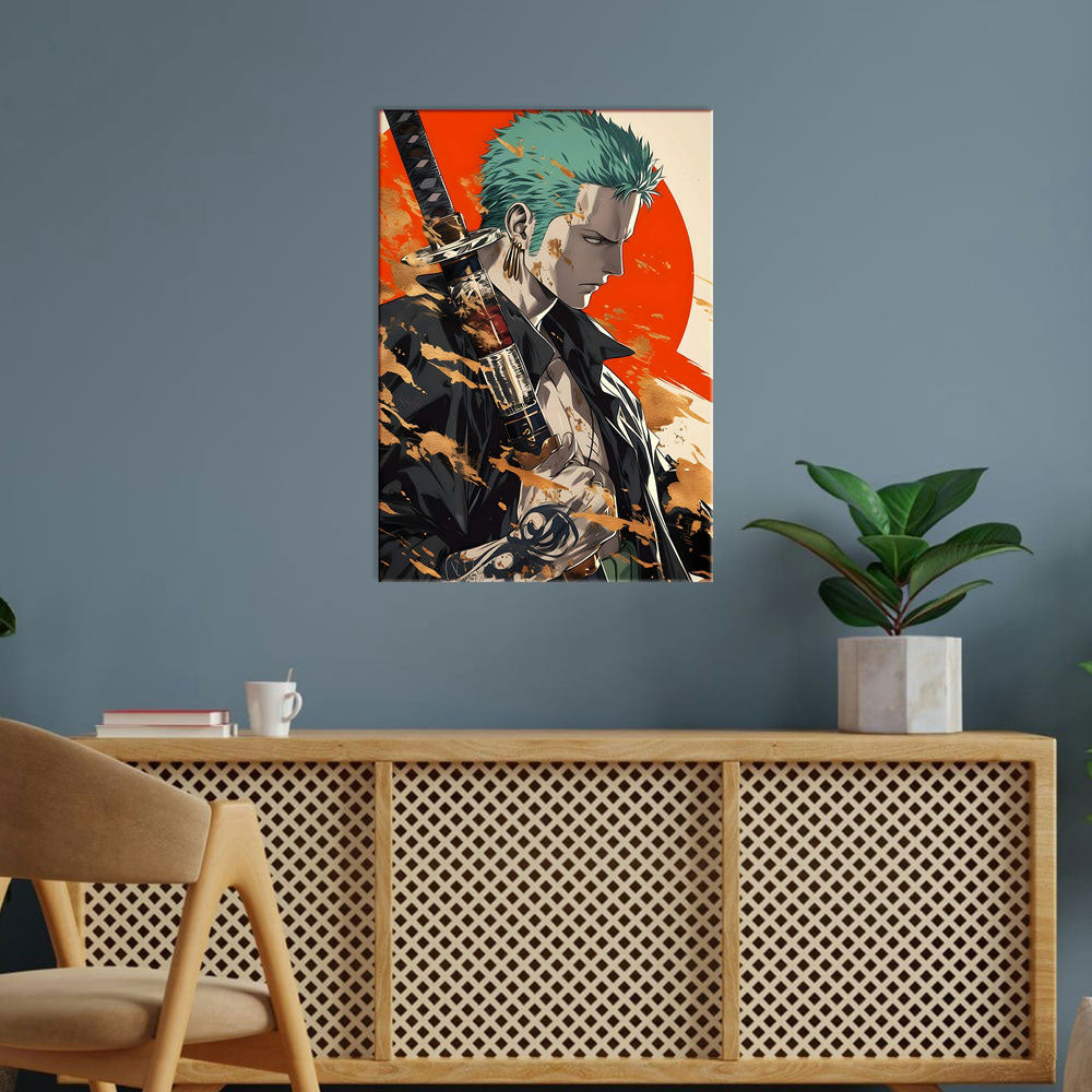 Metal Poster - One Piece Roronoa Zoro OP31 Mobile Case by CoverMeUp - Style 5