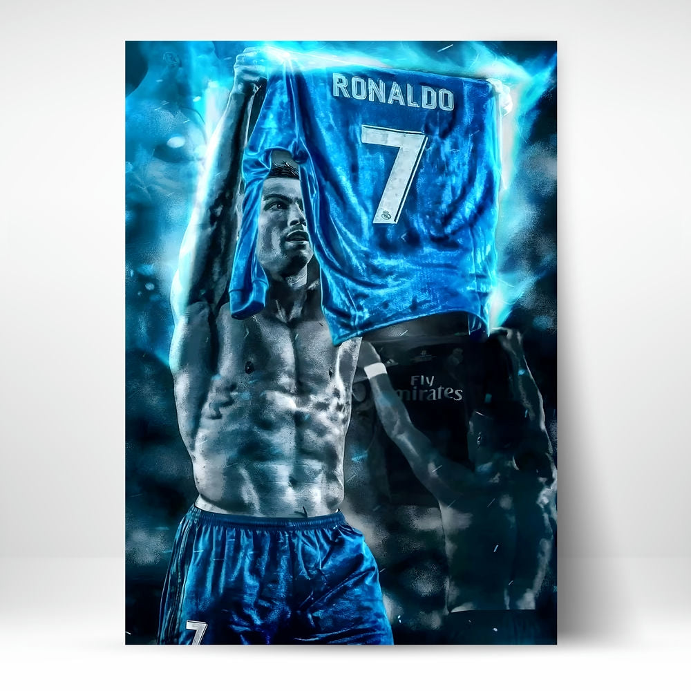 Metal Poster - Footballer Cristiano Ronaldo F05 Mobile Case by CoverMeUp