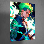 Metal Poster - One Piece Roronoa Zoro OP46 Mobile Case by CoverMeUp - Style 3