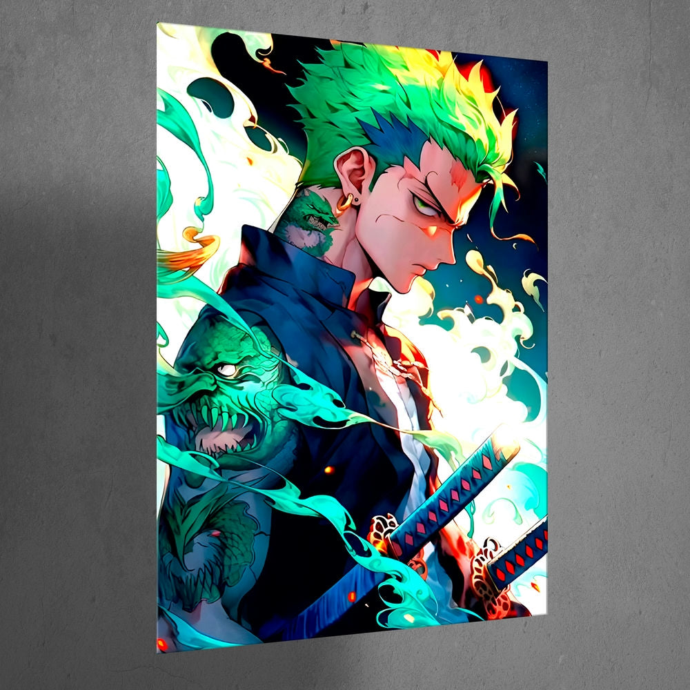 Metal Poster - One Piece Roronoa Zoro OP46 Mobile Case by CoverMeUp - Style 3
