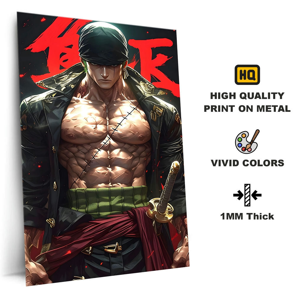 Metal Poster - One Piece Roronoa Zoro OP48 Mobile Case by CoverMeUp - Style 4