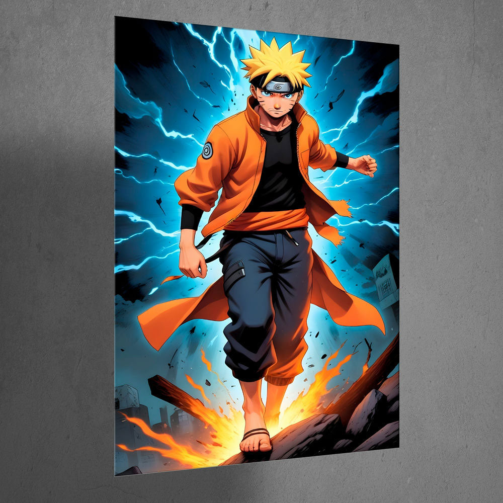 Metal Poster - Naruto Uzumaki NU02 Mobile Case by CoverMeUp - Style 3