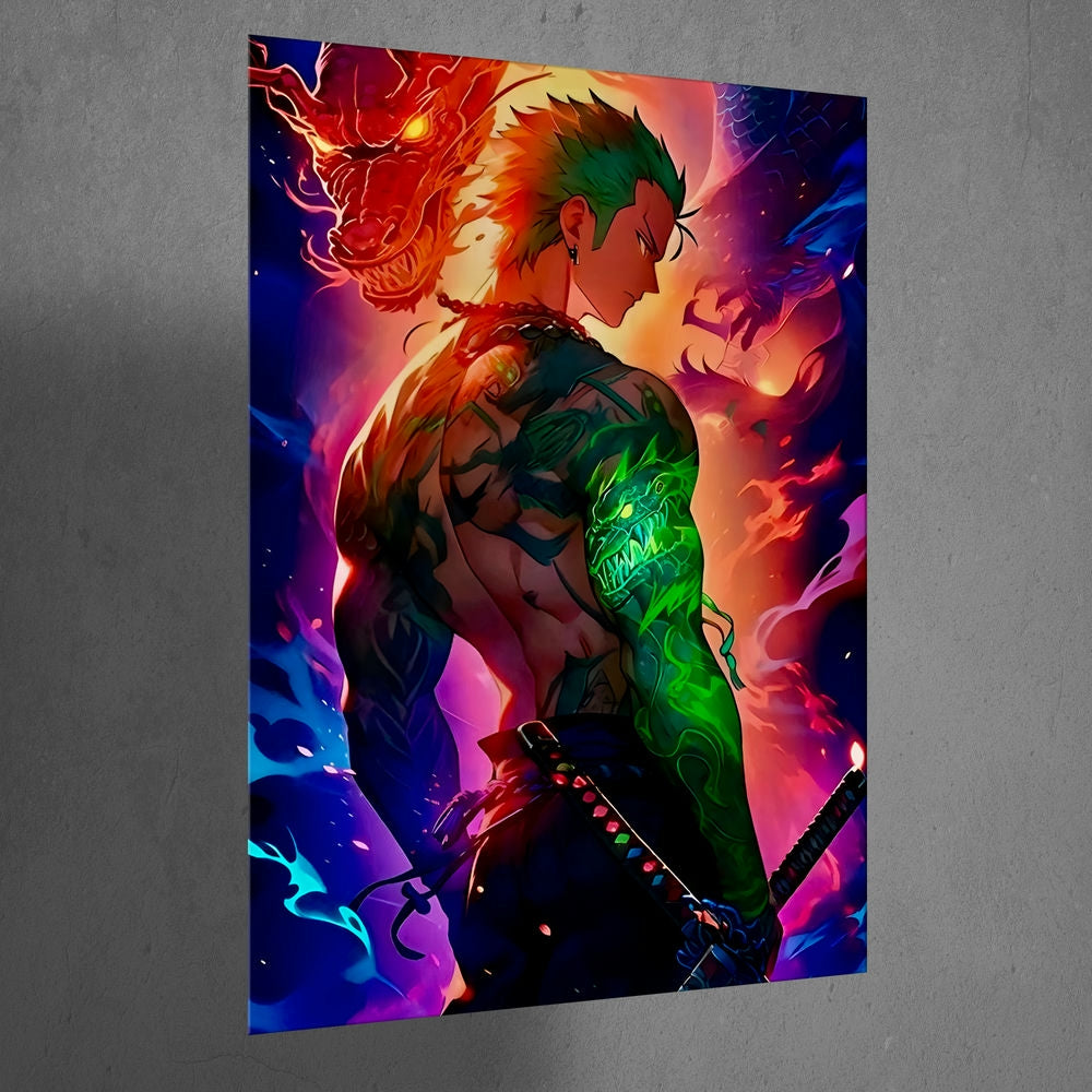 Metal Poster - One Piece Roronoa Zoro OP38 Mobile Case by CoverMeUp - Style 3