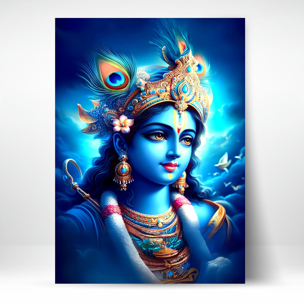Metal Poster - Lord Krishna LK07 Mobile Case by CoverMeUp
