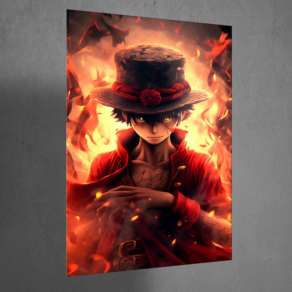 Metal Poster - One Piece Monkey D Luffy OP09 Mobile Case by CoverMeUp - Style 3