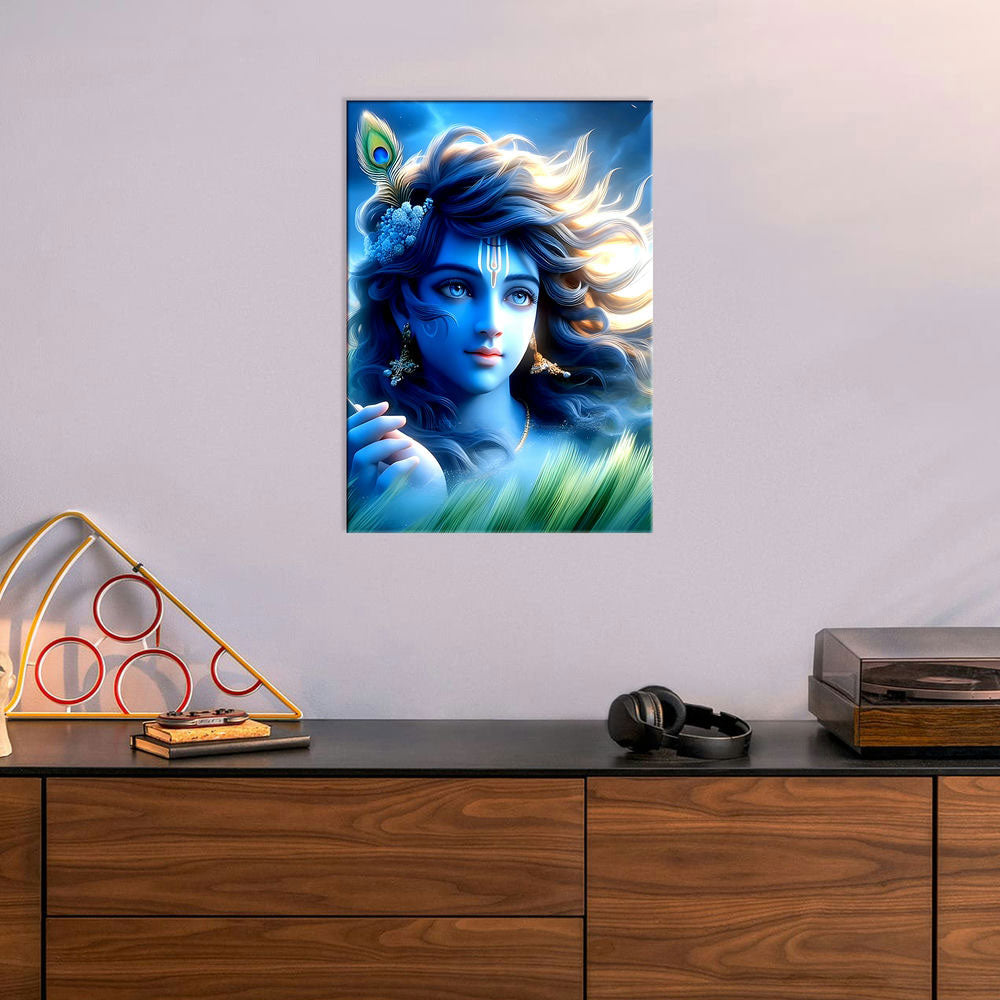 Metal Poster - Lord Krishna LK01 Mobile Case by CoverMeUp - Style 6
