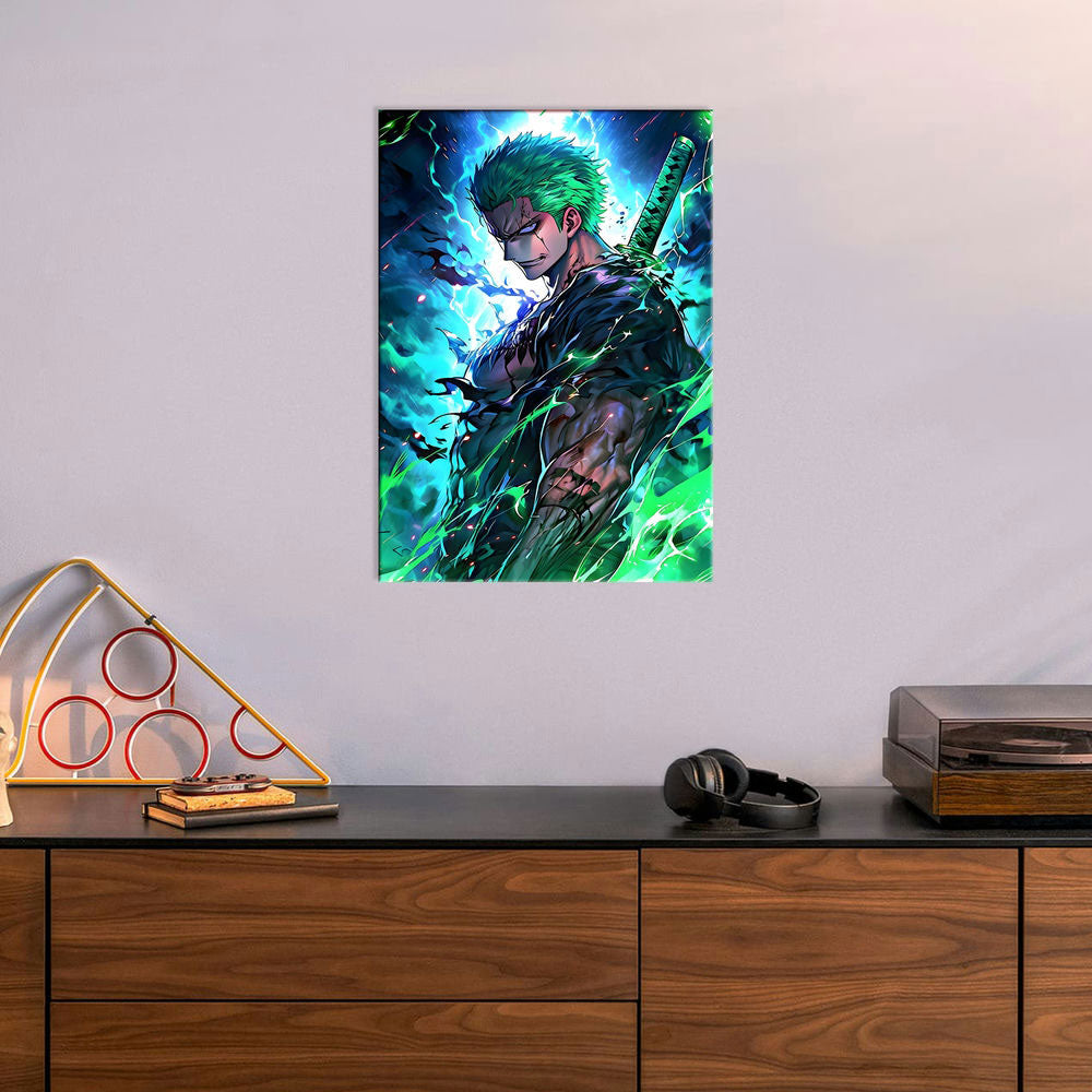Metal Poster - One Piece Roronoa Zoro OP34 Mobile Case by CoverMeUp - Style 6