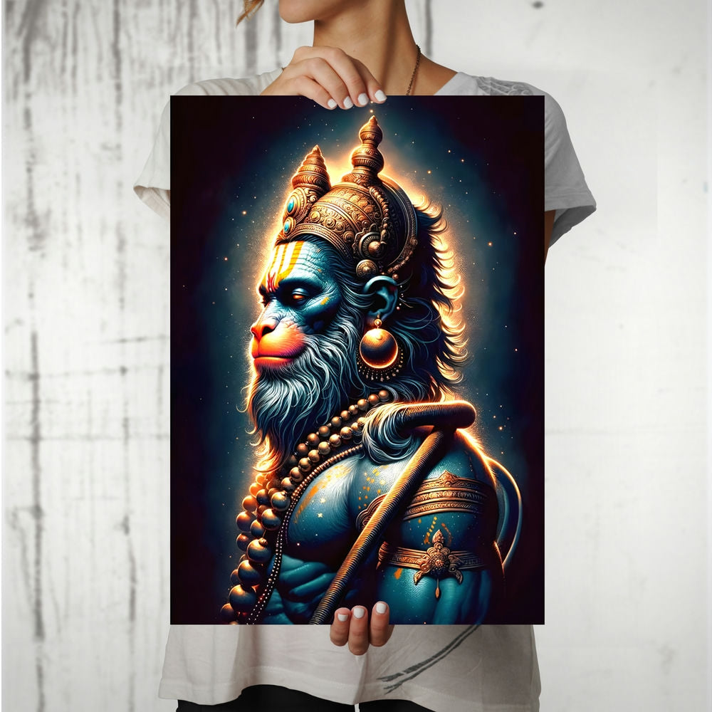 Metal Poster - Lord Hanuman LH04 Mobile Case by CoverMeUp - Style 8