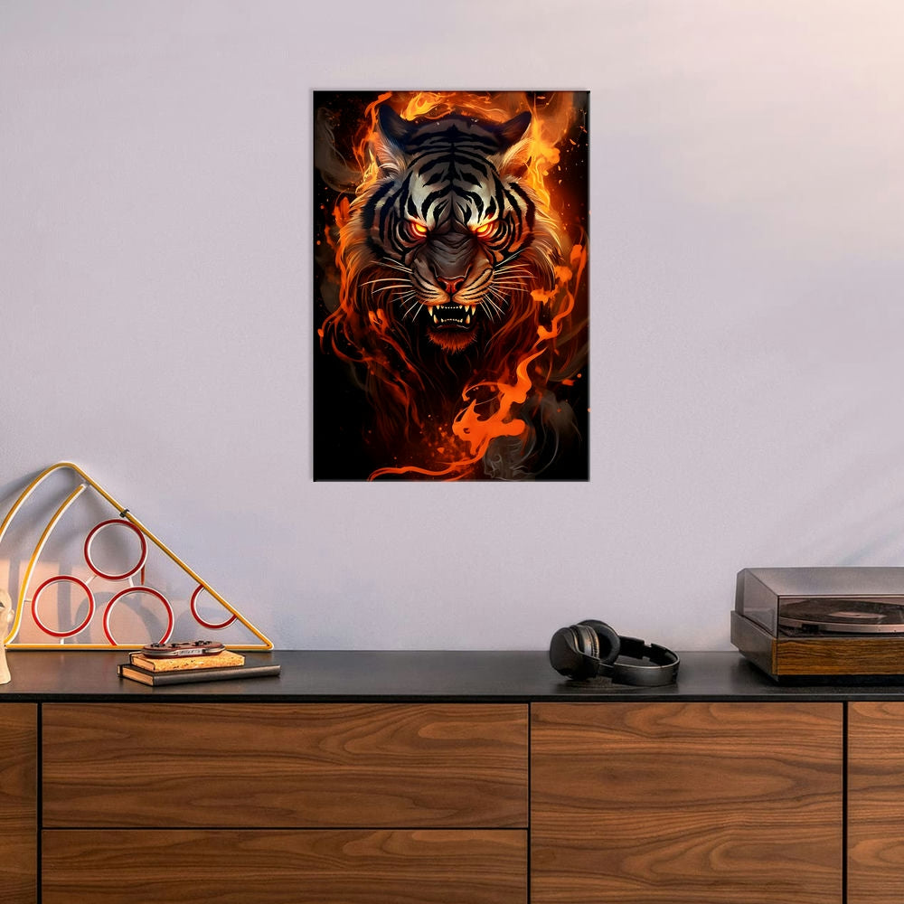 Metal Poster - Wildlife Tiger TG03 Mobile Case by CoverMeUp - Style 6