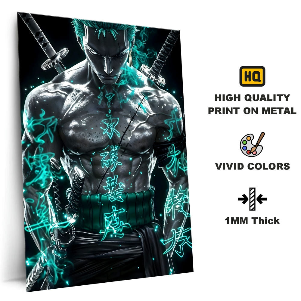 Metal Poster - One Piece Roronoa Zoro OP36 Mobile Case by CoverMeUp - Style 4