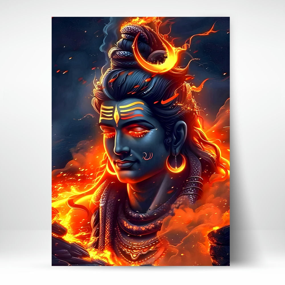 Metal Poster - Lord Shiva LS14 Mobile Case by CoverMeUp