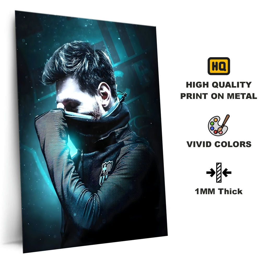 Metal Poster - Footballer Lionel Messi LM04 Mobile Case by CoverMeUp - Style 4