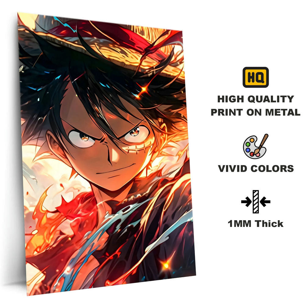 Metal Poster - One Piece Monkey D Luffy OP14 Mobile Case by CoverMeUp - Style 4