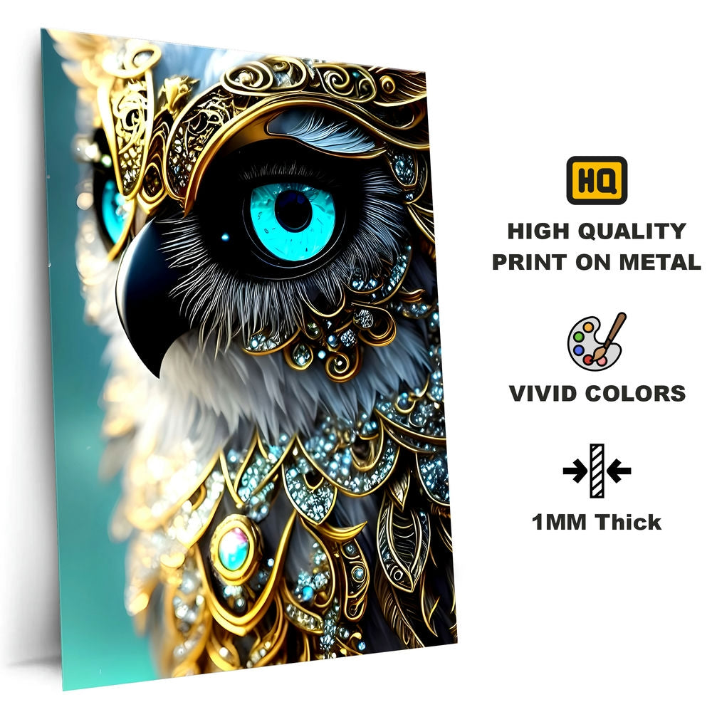 Metal Poster - Wildlife Owl WO03 Mobile Case by CoverMeUp - Style 4