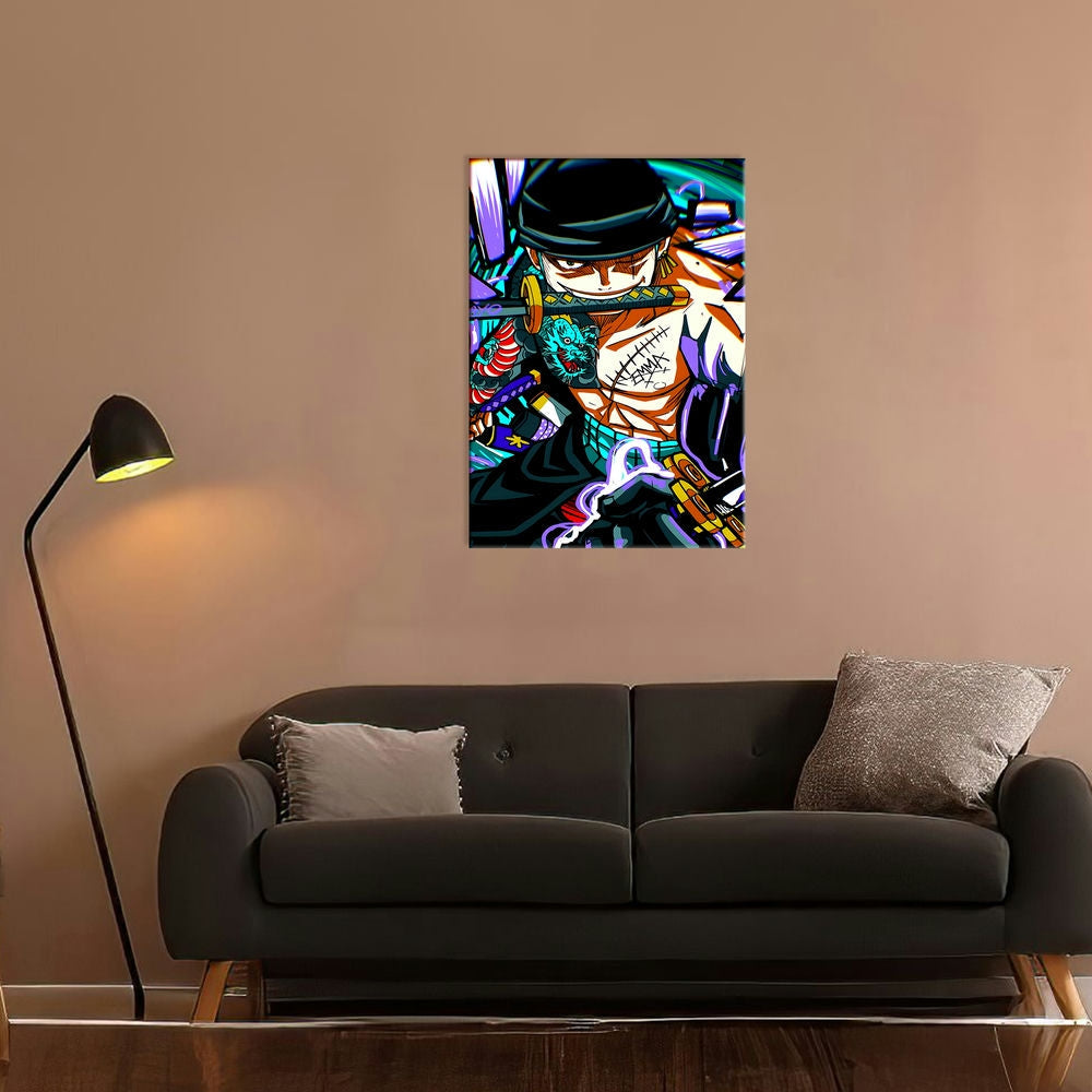 Metal Poster - One Piece Roronoa Zoro OP39 Mobile Case by CoverMeUp - Style 7