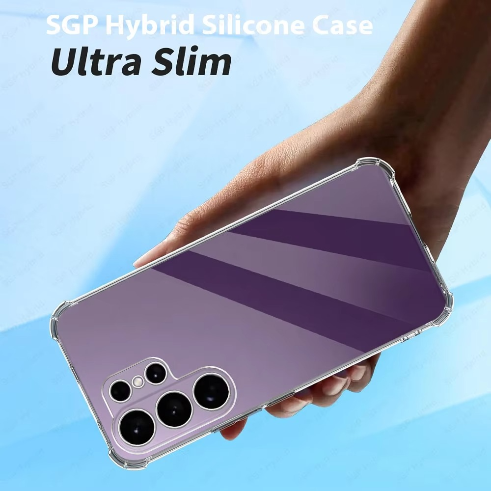 Samsung Galaxy S26 Ultra Anti Fallan Shockproof Clear Case - Transparent Mobile Case by CoverMeUp - Style 5