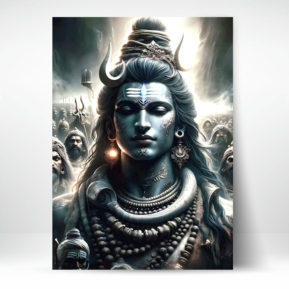 Metal Poster - Lord Shiva LS07 Mobile Case by CoverMeUp