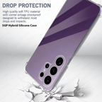 Samsung Galaxy S26 Ultra Anti Fallan Shockproof Clear Case - Transparent Mobile Case by CoverMeUp - Style 6