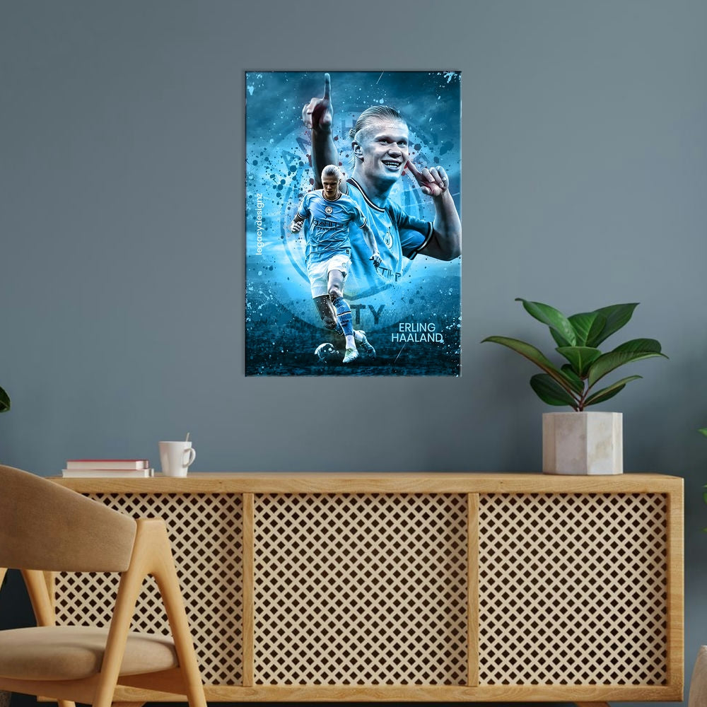 Metal Poster - Footballer Erling Haaland EH04 Mobile Case by CoverMeUp - Style 5