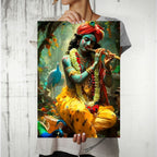 Metal Poster - Lord Krishna LK03 Mobile Case by CoverMeUp - Style 8